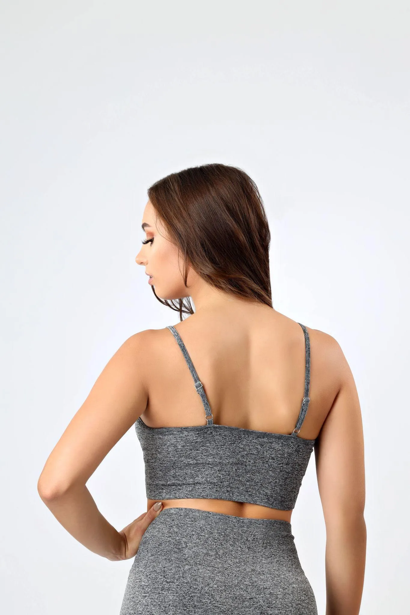 Vest It Crop Top in Grey