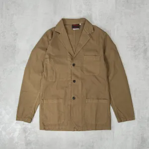 Vetra Overdyed Light Workwear Blazer - Olive