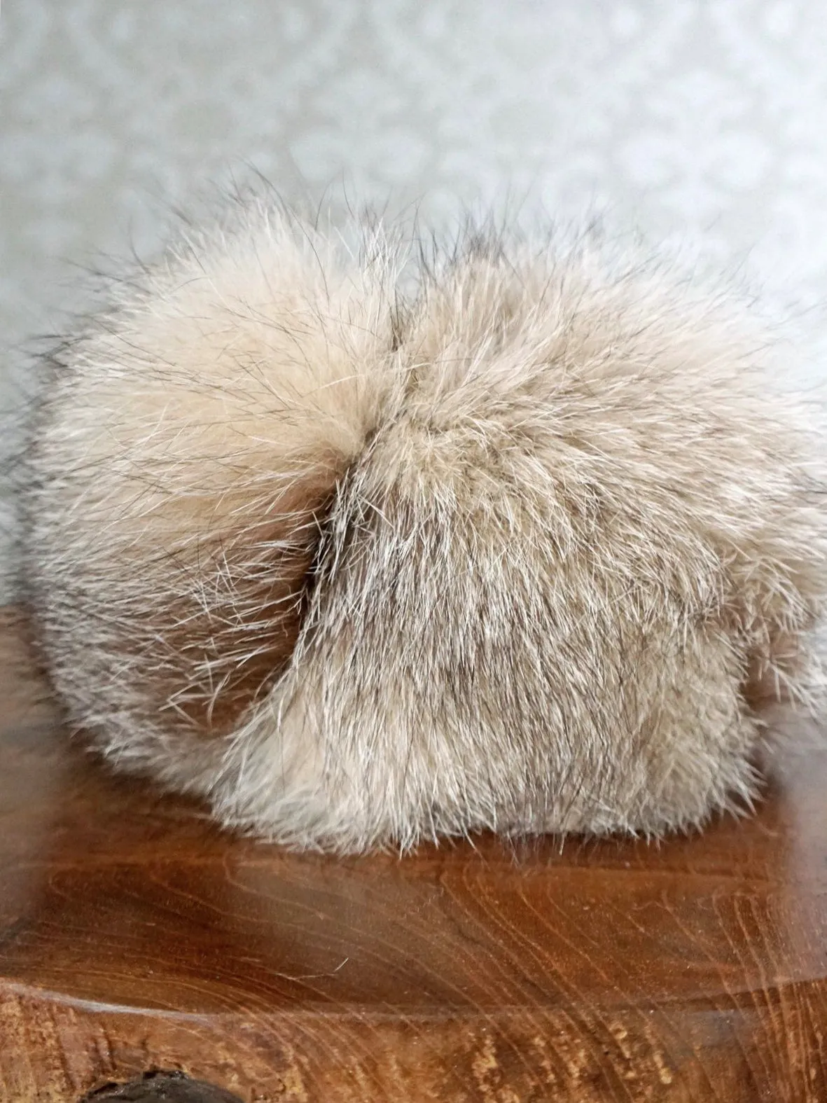 Vintage Natural Fox Fur Earmuffs