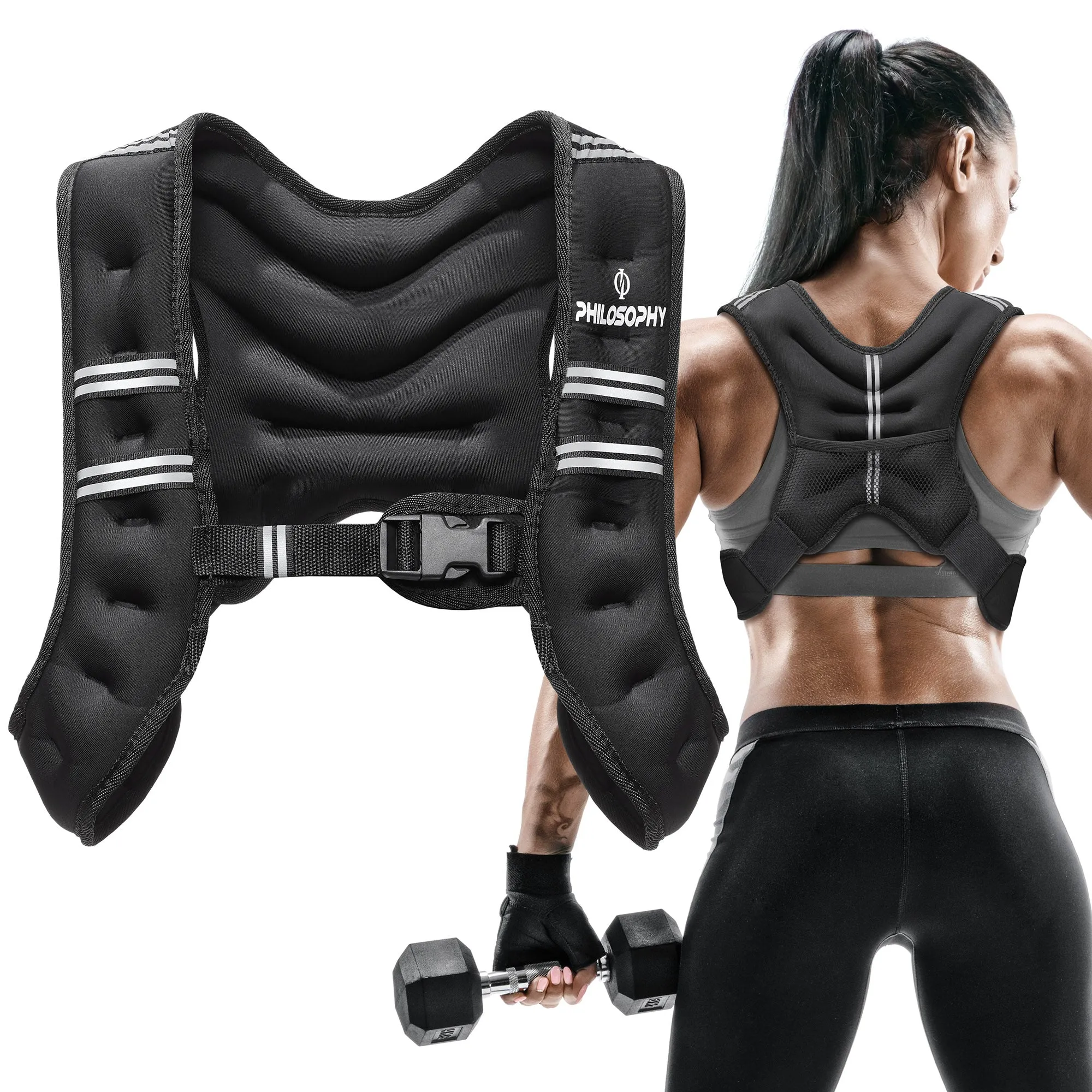 Weighted Workout Vest, Strength Training Fitness Body Weight Vest