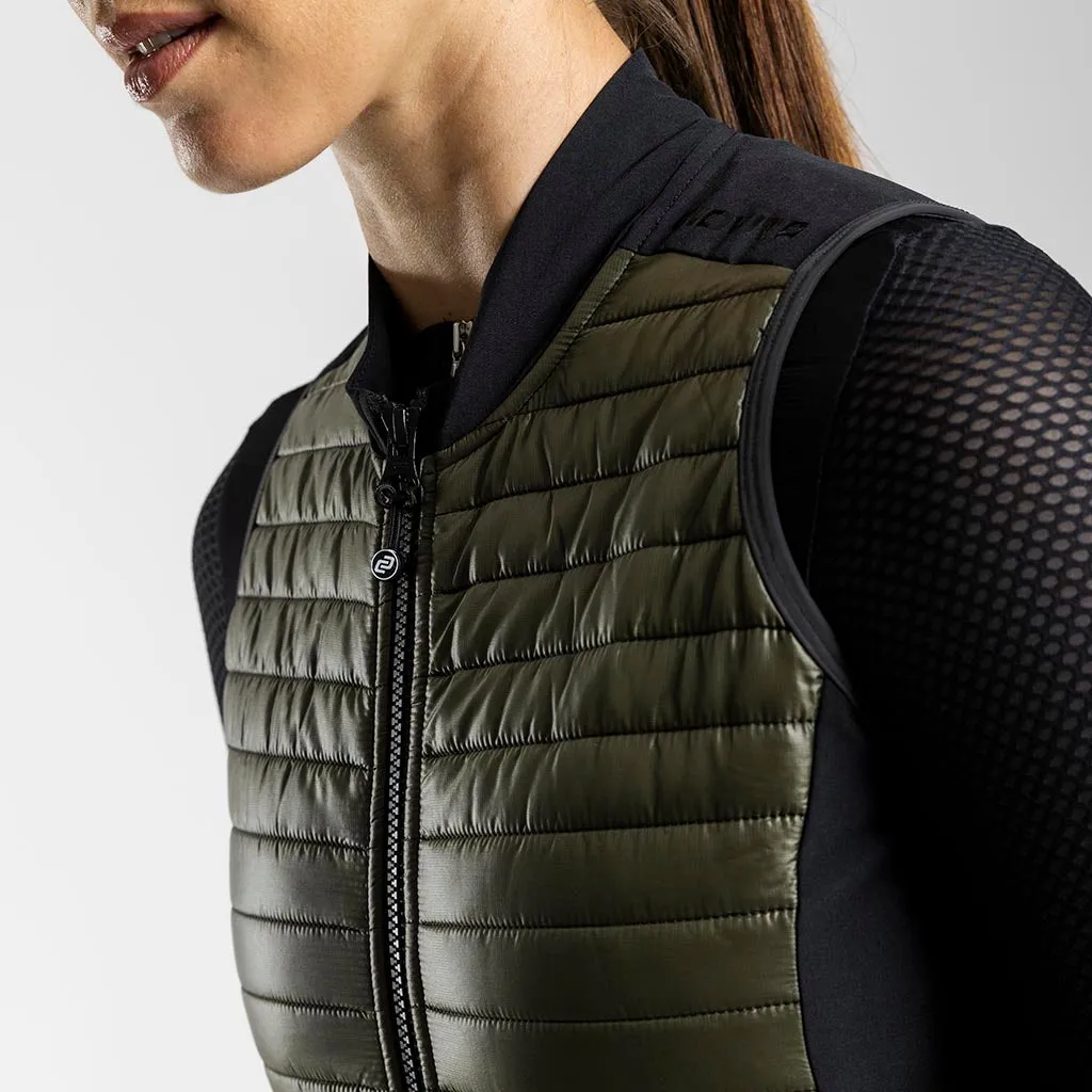 Women's Apex Contego Gilet 2.0 (Dark Olive)