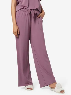 Wunderlove Mauve Flared Pyjamas