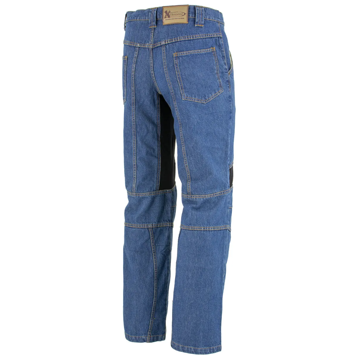 Xelement 055029 Men's Classic Fit Blue Denim Motorcycle Racing Pants