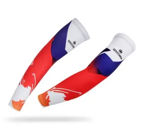 XINTOWN Red Blue Cycling Arm Warmers